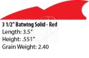 Batwing 3,5 Zoll rot